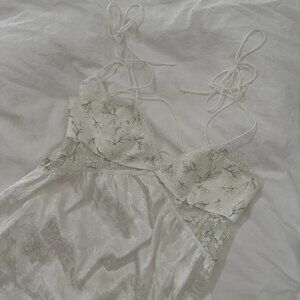 For Love & Lemons Babydoll White Slip